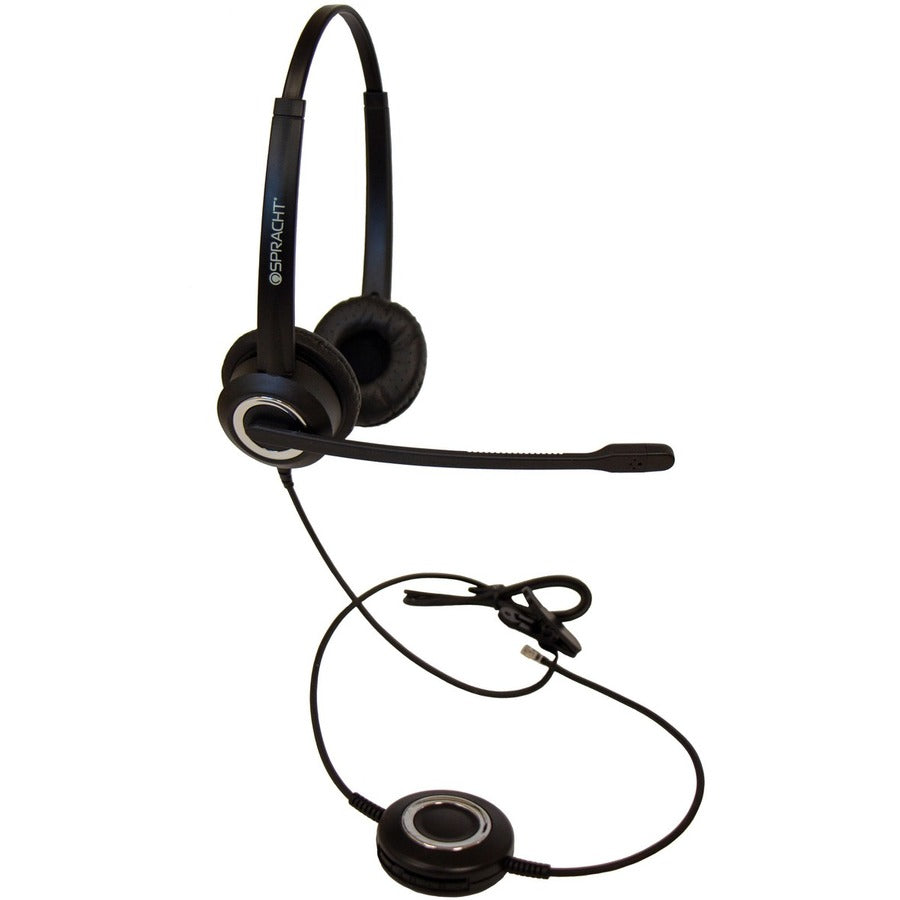 Spracht ZUMRJ9B Headset - Stereo - RJ-9 - Wired - Over-the-head - Binaural
