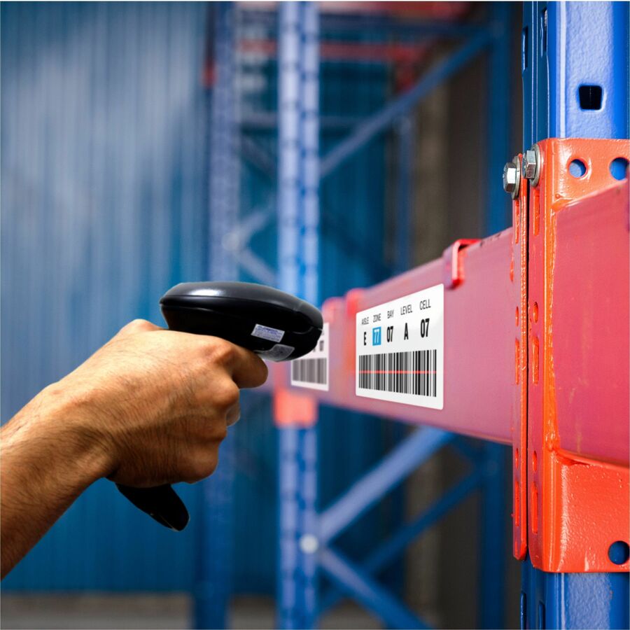 Avery®  Surface Safe ID Labels - 4" Width x 6" Length - Removable Adhesive - Rectangle - Laser, Inkjet - White - Film - Water Resistant - 2 / Sheet - 50 Total Sheets - 100 Total Label(s) - 100 / Pack