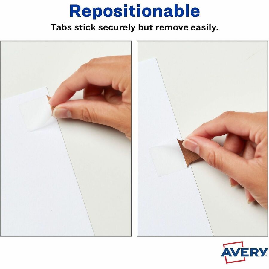 Avery&reg; UltraTabs Metallic Color 2-sided Mini Tabs - Alternate-Image2