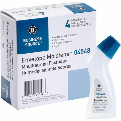 Business Source Envelope Moistener: Fast-Drying Blue Solution - Packing Supplies