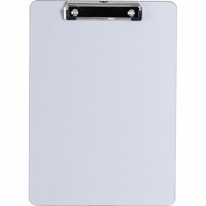 Business Source Aluminum Clipboard - 8 1/2’’ x 11’’ - Silver - 1 Each - Clipboards