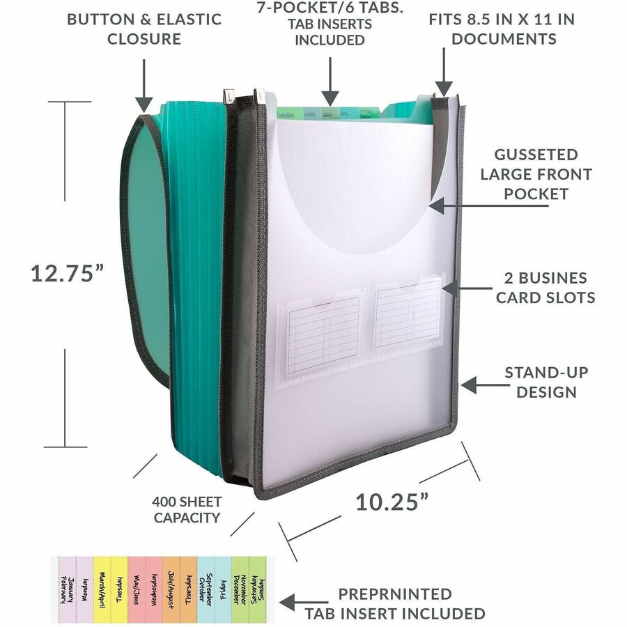 C-Line CLI-58700 Letter Organizer Folder - Alternate-Image4