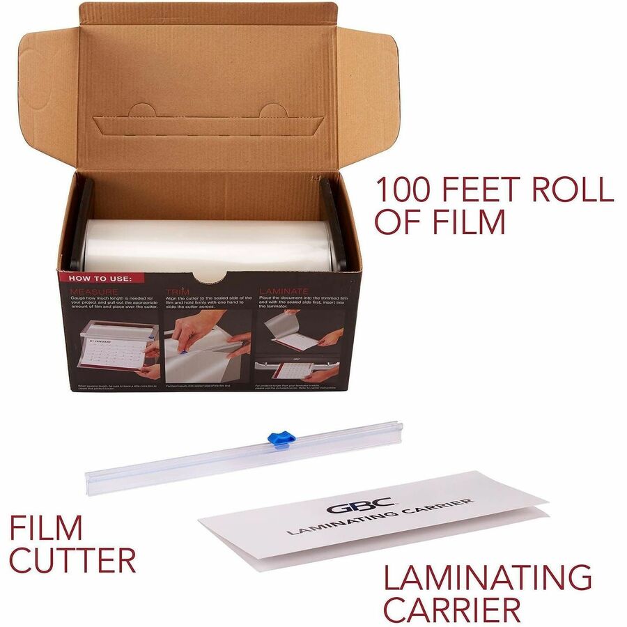 GBC Select-A-Size Thermal Lamination Film - 9" x 100 ft - Clear - ID Badge