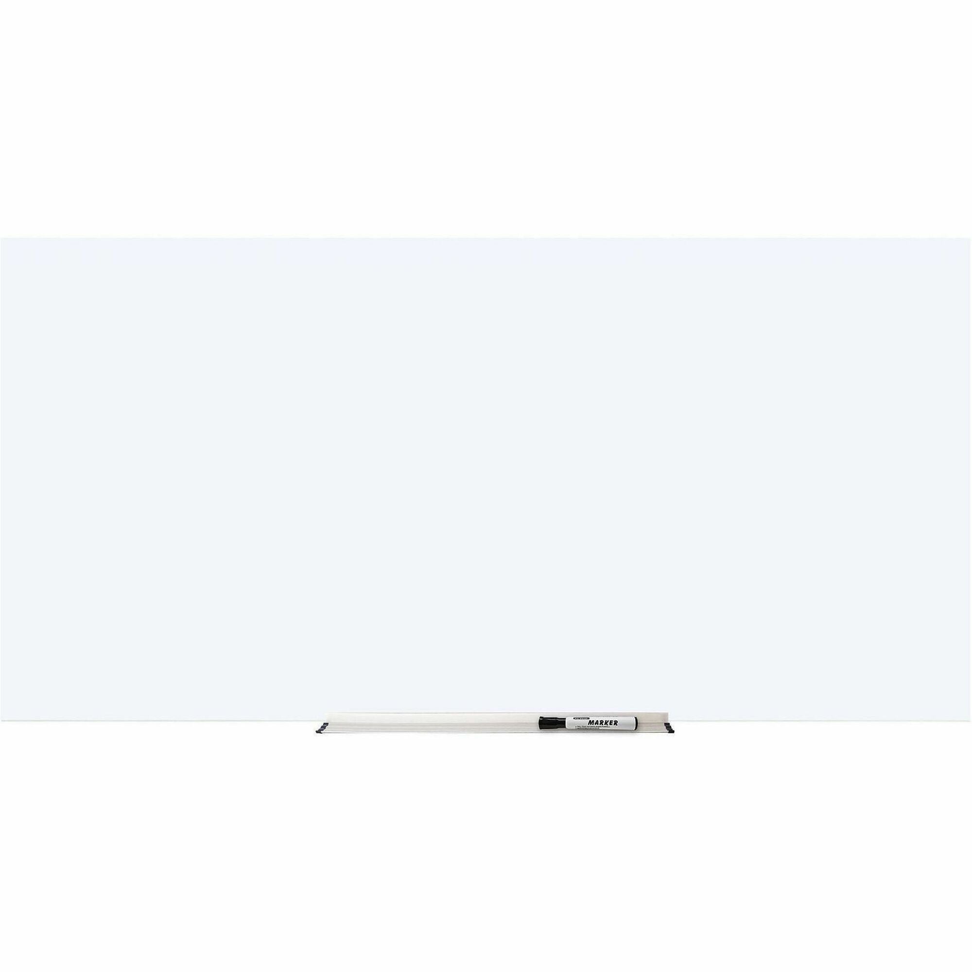 Lorell Magnetic Glass Dry-Erase Board - 2000