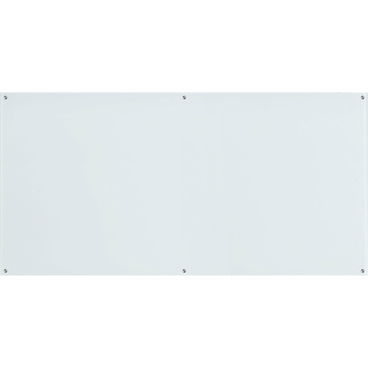 Lorell Premium Glass Dry-Erase Board - 96" (8 ft) Width x 48" (4 ft) Height - White Glass Surface - Rectangle - 1 Each