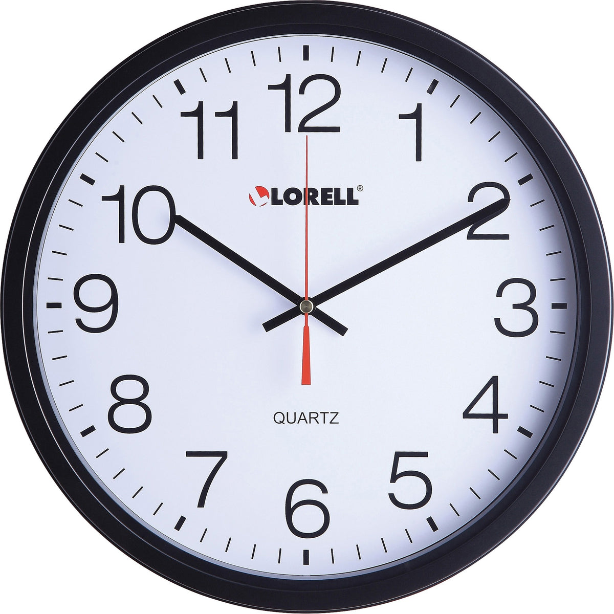 Lorell 12-1/2" Slimline Wall Clock - 2000