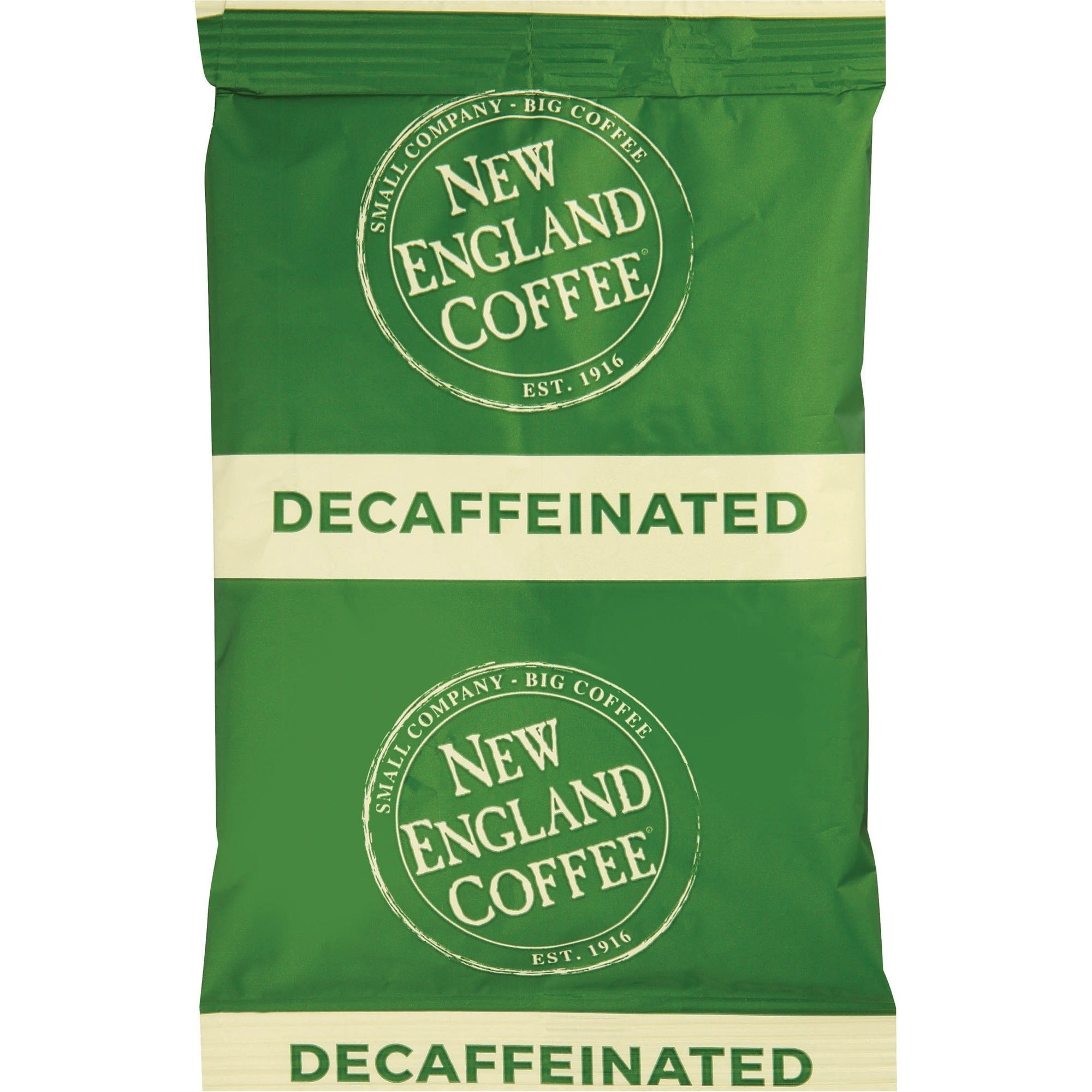 New England Coffee® Portion Pack Decaf Breakfast Blend Coffee - Light/Medium - 2.5 oz Per Pack - Portion Pack - Decaffeinated - 24 / Carton
