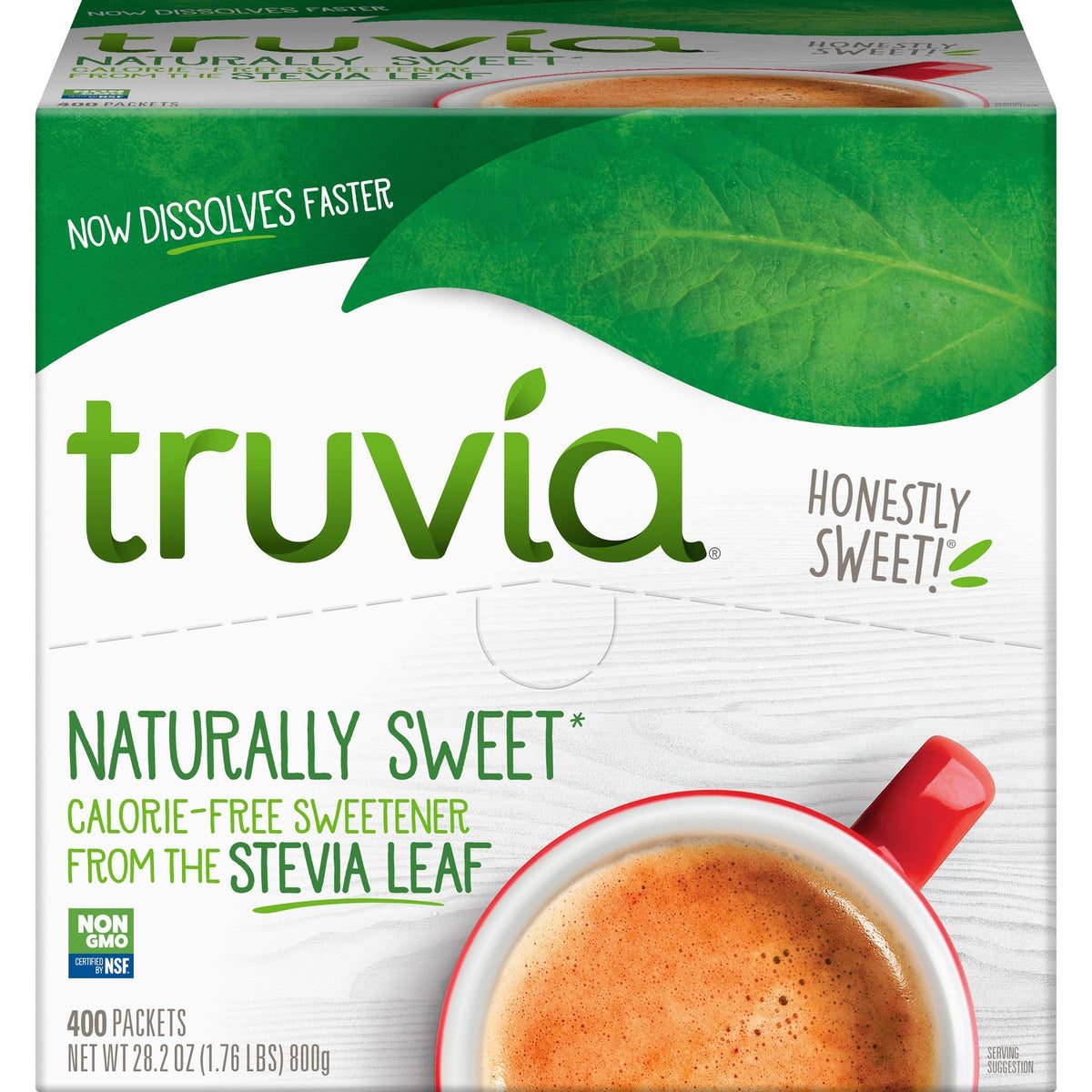 Truvia Sweetener Packets - Natural Sweetener - 400 / Carton