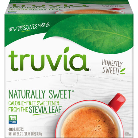 Truvia Sweetener Packets - Natural Sweetener - 400 / Carton