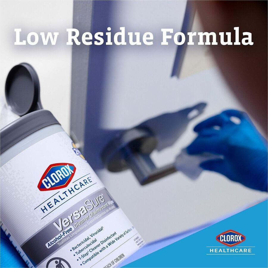 Clorox Healthcare VersaSure Cleaner Disinfectant Wipes - Alternate-Image6