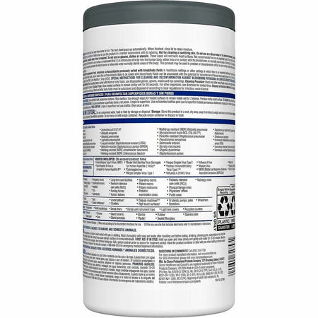 Clorox Healthcare VersaSure Cleaner Disinfectant Wipes - Alternate-Image2