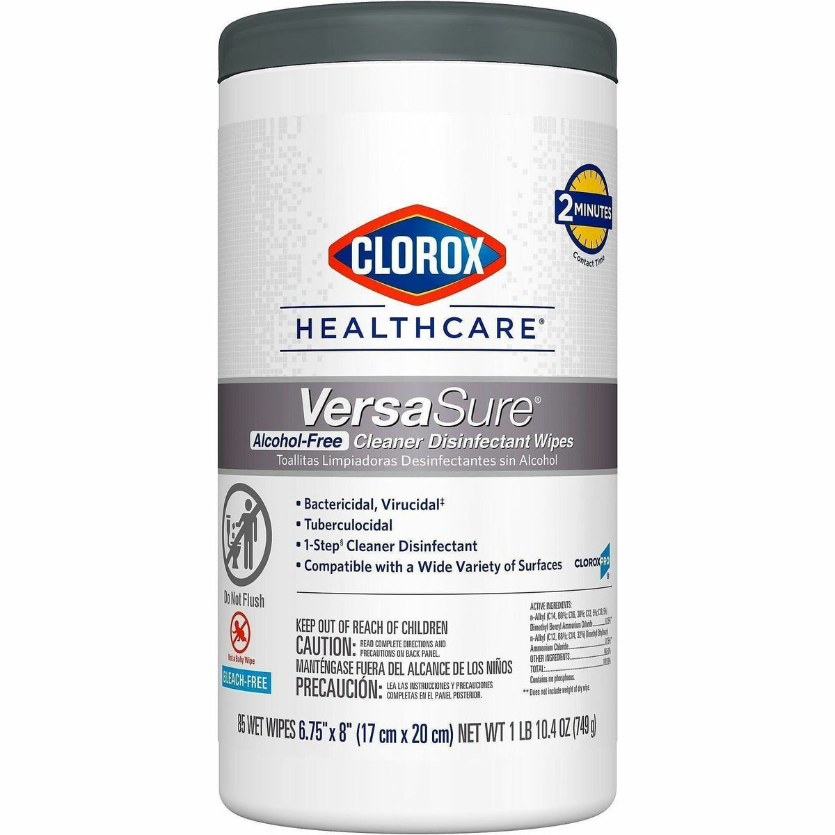 Clorox Healthcare VersaSure Cleaner Disinfectant Wipes - 2000