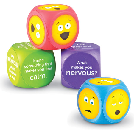 Learning Resources Soft Foam Emoting Cubes - Learning Toy - Theme/Subject: Learning - 3 Year & Up - Multi