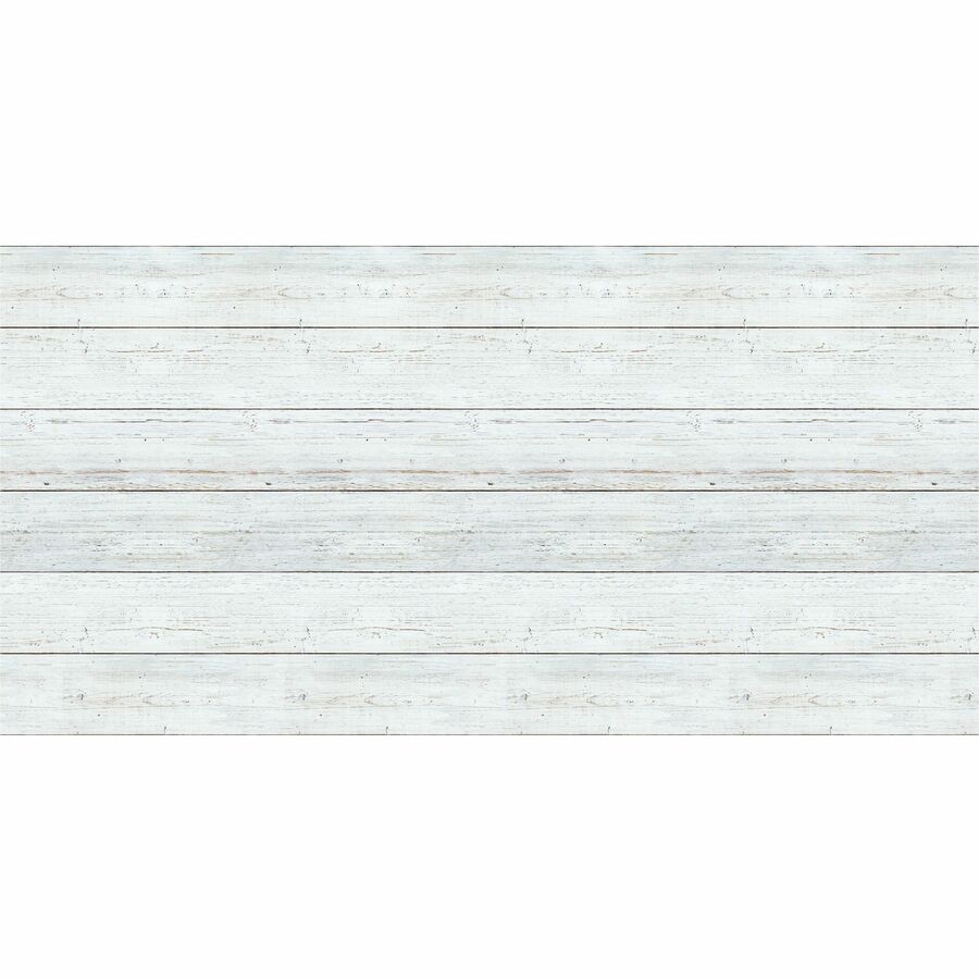 Fadeless Shiplap Design Board Art Paper - Fun and Learning, Classroom, Bulletin Board, Display, Craft, Art, Table Skirting, Decoration - 48" Height x 2" Width x 50 ft Length - Assorted - 1 Roll