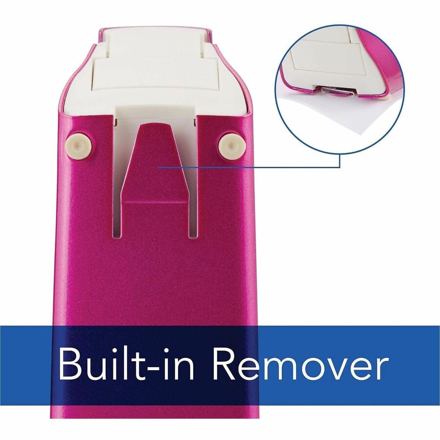 Swingline NeXXt Series WOW Desktop Stapler - Staples Upto 40 Sheet - Pink - Metal - 1 Each