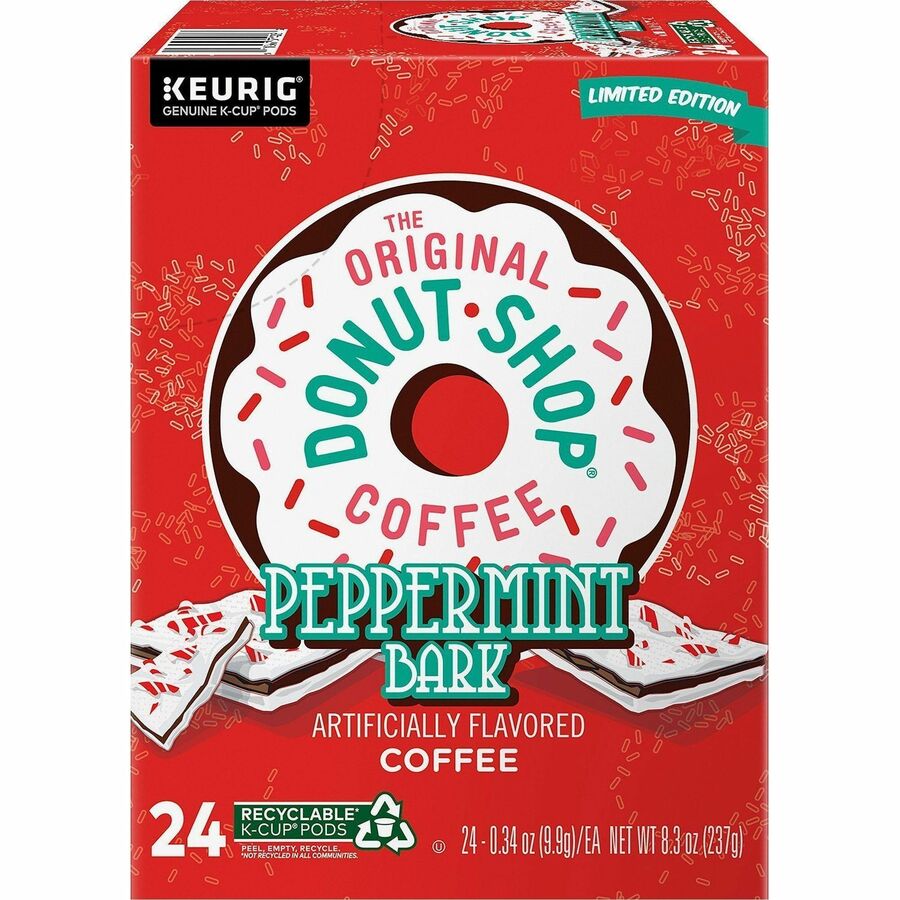 The Original Donut Shop&reg; K-Cup, Pod Peppermint Bark Coffee - Front