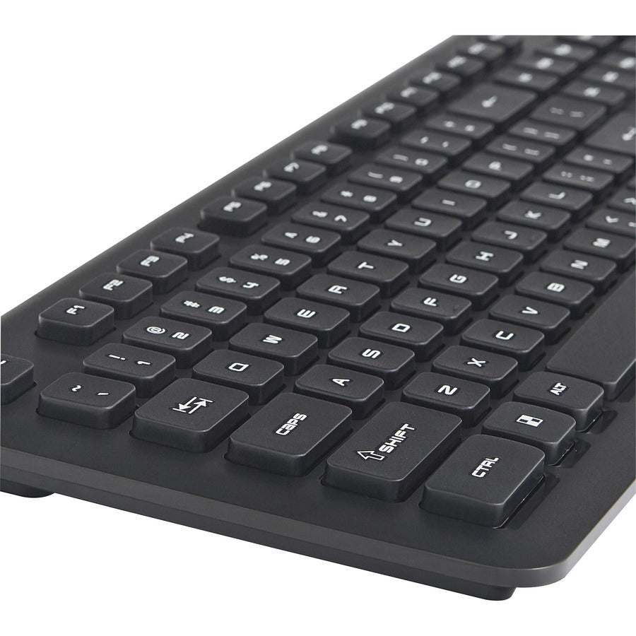 Verbatim Wireless Slim Keyboard - Wireless Connectivity - RF - USB Type A Interface - Computer - PC, Windows, Mac OS, Linux - AAA Battery Size Supported