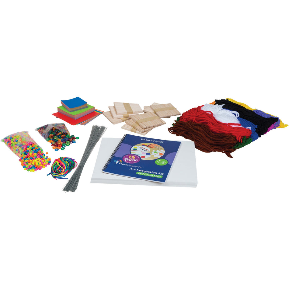 Pacon®  2nd-Grade Math Art Integration Kit - Skill Learning: Science, Technology, Engineering, Mathematics, Planning - 1 Kit