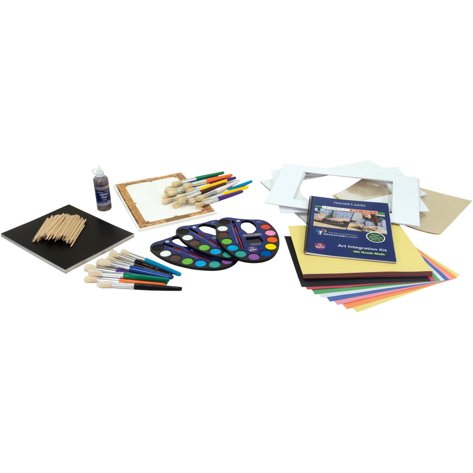 Pacon®  4th-Grade Math Art Integration Kit - Skill Learning: Science, Technology, Engineering, Mathematics, Planning - 1 Kit