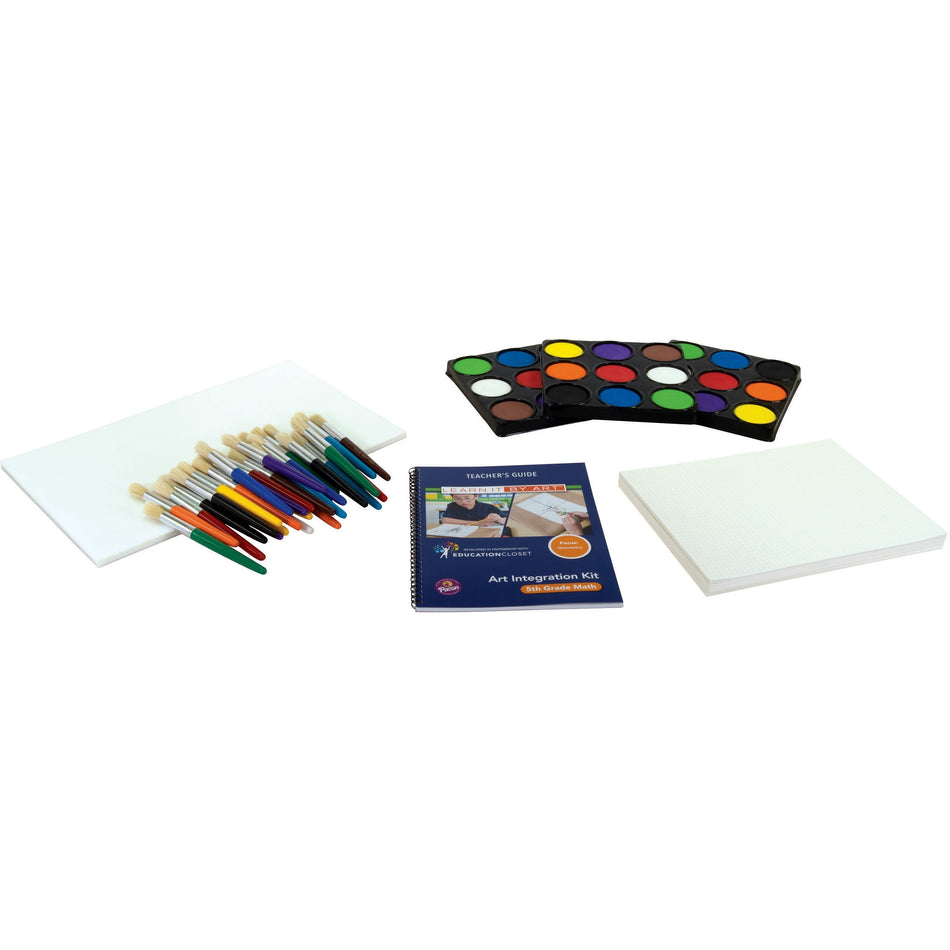 Pacon®  5th-Grade Math Art Integration Kit - Skill Learning: Science, Technology, Engineering, Mathematics, Planning - 1 Kit