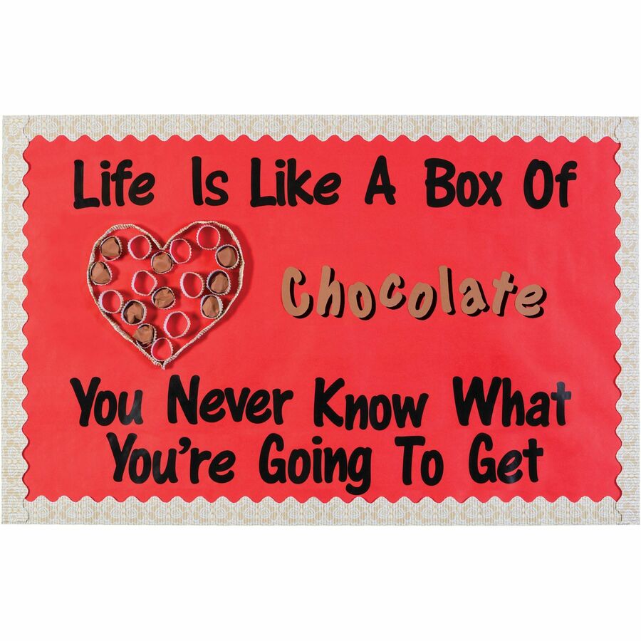 Fadeless Primary Colors Bulletin Art Paper - Fun and Learning, Table Skirting, Display, Decoration, Art Project, Craft Project, Bulletin Board - 3.25" Height x 48" Width x 12 ft Length - Flame, Royal Blue, Canary, Apple Green - 4 / Carton