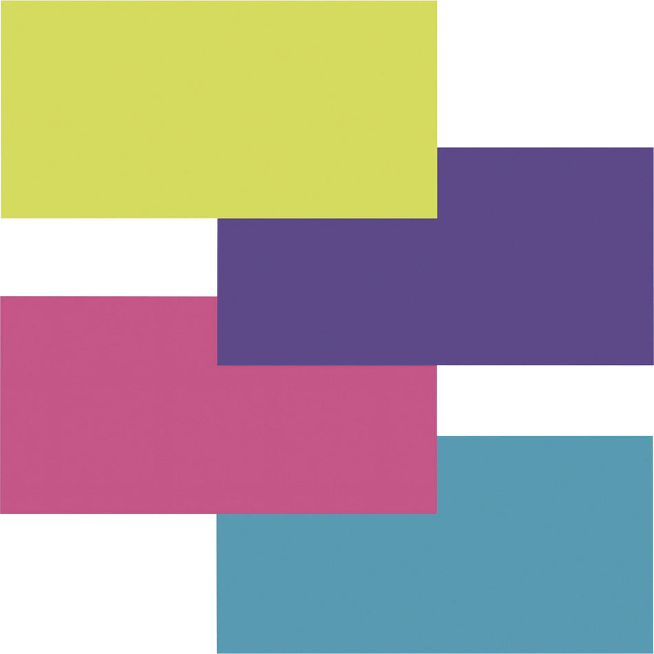 Fadeless Bright Colors Bulletin Art Paper - Fun and Learning, Table Skirting, Display, Decoration, Art Project, Craft Project, Bulletin Board - 3.25" Height x 48" Width x 12 ft Length - Lime, Deep Purple, Magenta, Azure - 4 / Carton