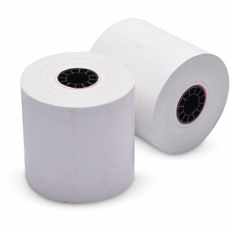 ICONEX NCR Paper Thermal POS Grade 165' Register Rolls - 2 1/4" x 165 ft - Clear - White - 3 / Pack