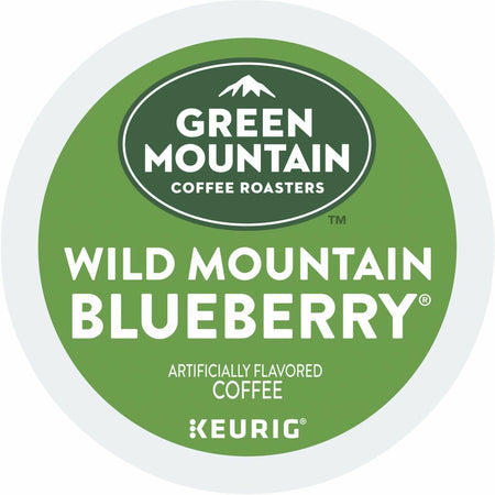 Green Mountain Coffee Roasters® K-Cup Wild Mountain Blueberry Coffee - Compatible with Keurig Brewer - K-Cup - Mountain Blueberry - 24/Box - 4 / Carton