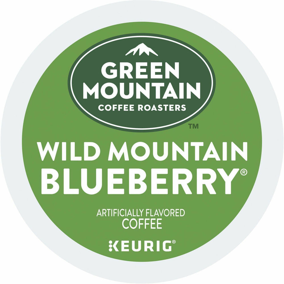 Green Mountain Coffee Roasters® K-Cup Wild Mountain Blueberry Coffee - Compatible with Keurig Brewer - K-Cup - Mountain Blueberry - 24/Box - 4 / Carton