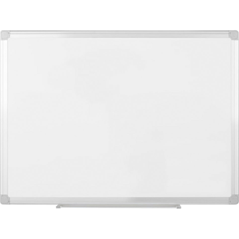 MasterVision Earth Series Dry-Erase Board - 47.2" (3.9 ft) Width x 35.4" (3 ft) Height - White Enamel Surface - Rectangle - Scratch Resistant, Pen Tray - 1 Each