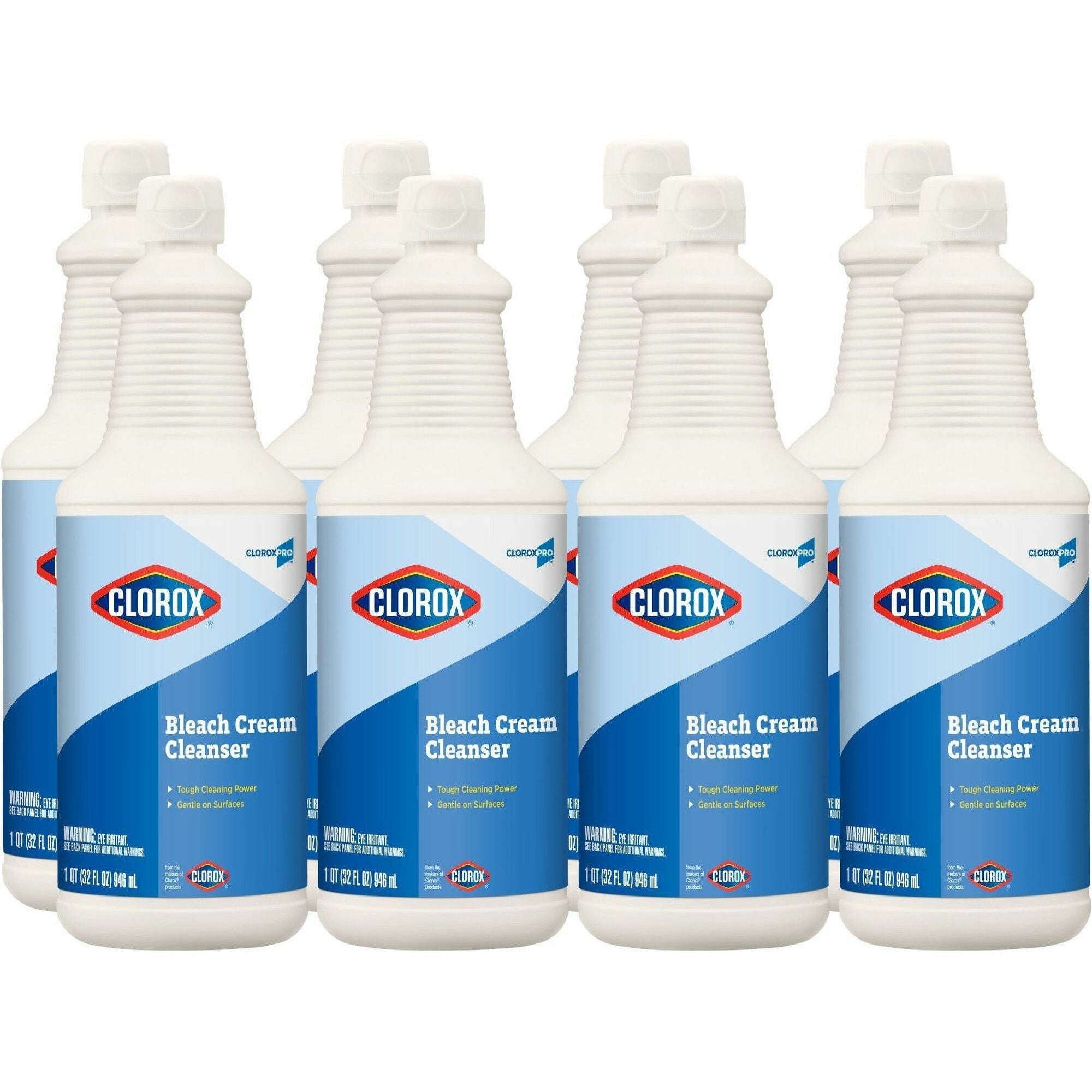 CloroxPro™ Bleach Cream Cleanser - 32oz - Clear - 256/Bundle - Multipurpose Cleaners
