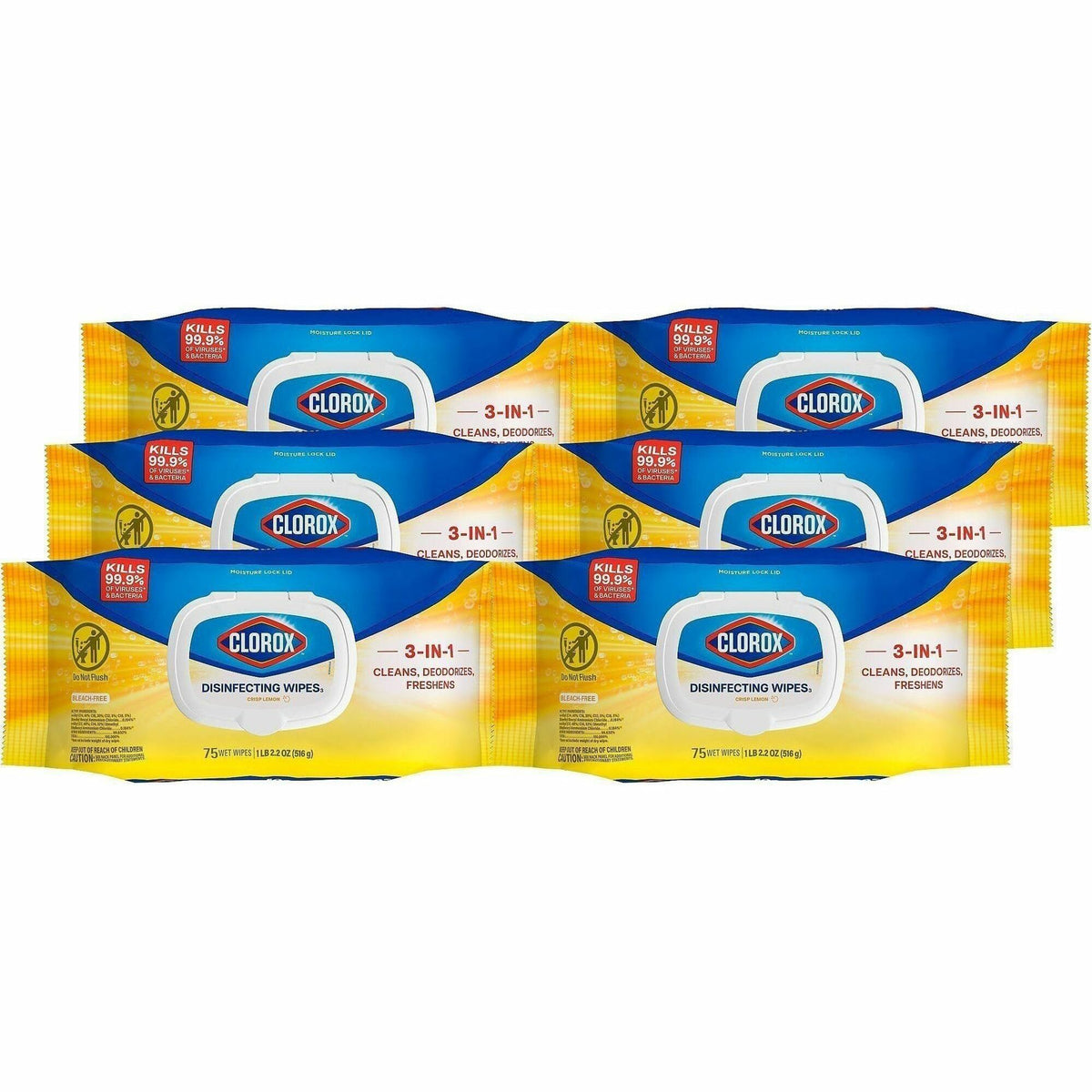 Clorox Disinfecting Cleaning Wipes Flex Pack - 2000