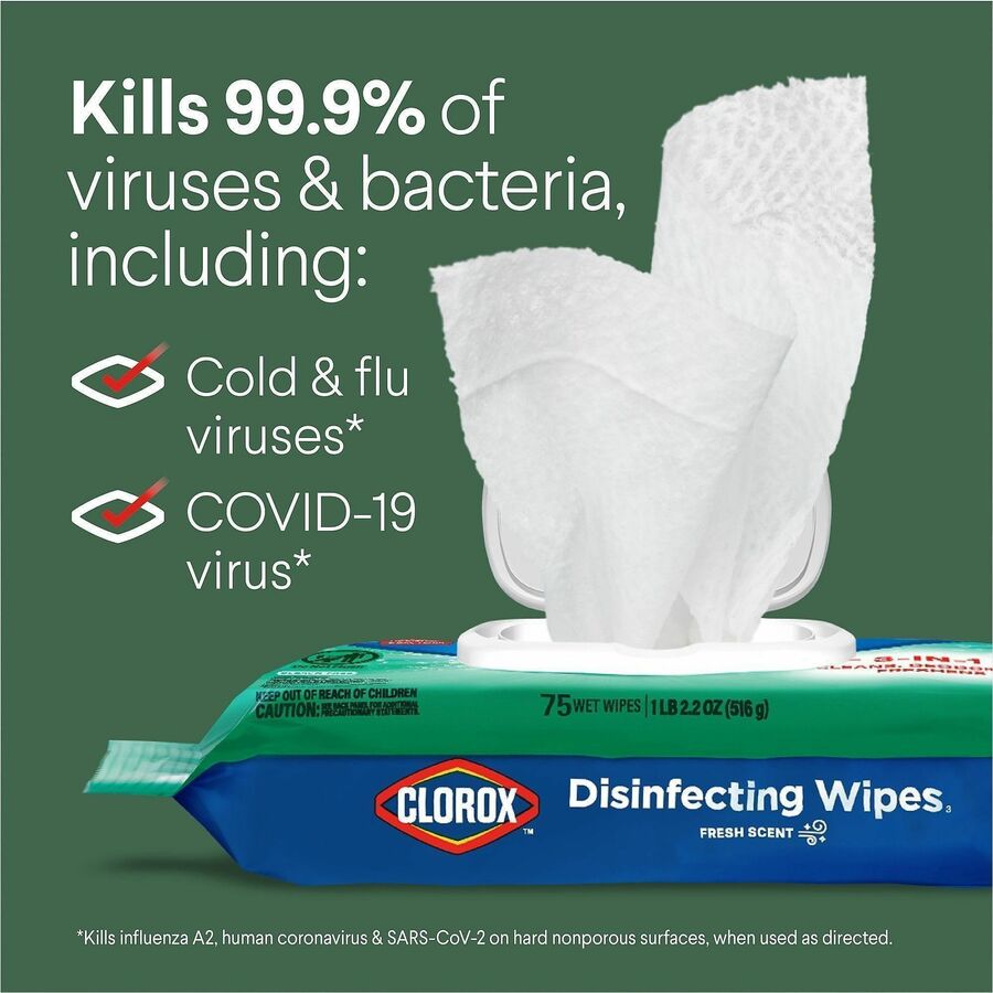 Clorox Disinfecting Cleaning Wipes Flex Pack - Alternate-Image6