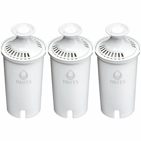 Brita Replacement Water Filter for Pitchers - Dispenser - Pitcher - 40 gal Filter Life (Water Capacity)2 Month Filter Life (Duration) - 3/Pack - 8 / Carton - Blue, White