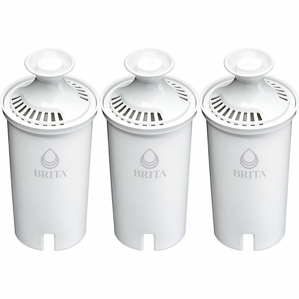 Brita Replacement Water Filter for Pitchers - Dispenser - Pitcher - 40 gal Filter Life (Water Capacity)2 Month Filter Life (Duration) - 3/Pack - 8 / Carton - Blue, White