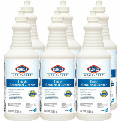 Clorox Healthcare Bleach Germicidal Cleaner - 32 oz - 360/Pallet - Disinfectants