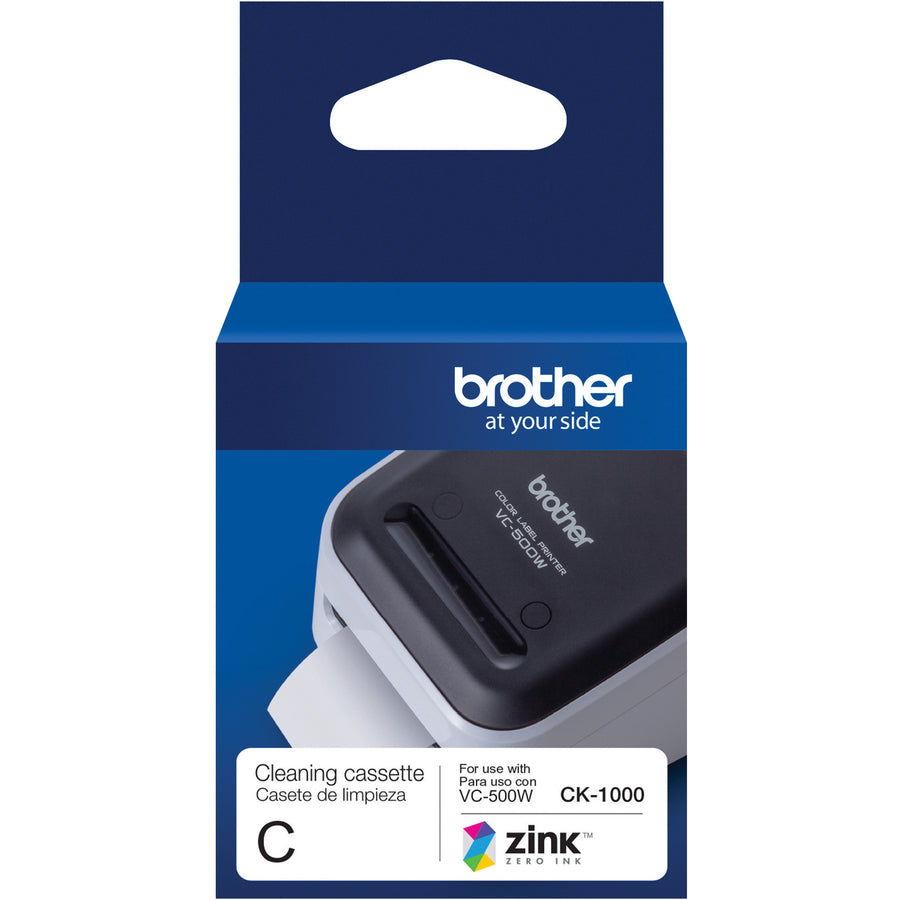 Brother CK-1000 Print Head Cleaning Roll, 50mm wide - For Printer - White - 1 Each
