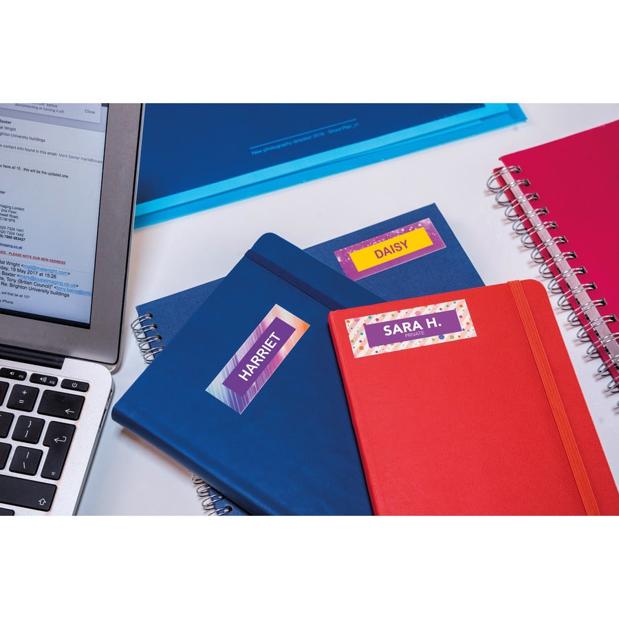 Brother Multipurpose Label: 1" Width, Zero Ink (ZINK), Water Resistant