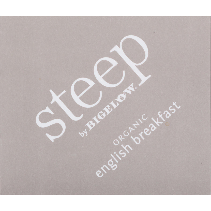 Steep by Bigelow® Organic English Breakfast Black Tea Bag - Black Tea - 1.6 oz - 20 Teabag - GMO Free - Kosher - Organic - 20 / Box