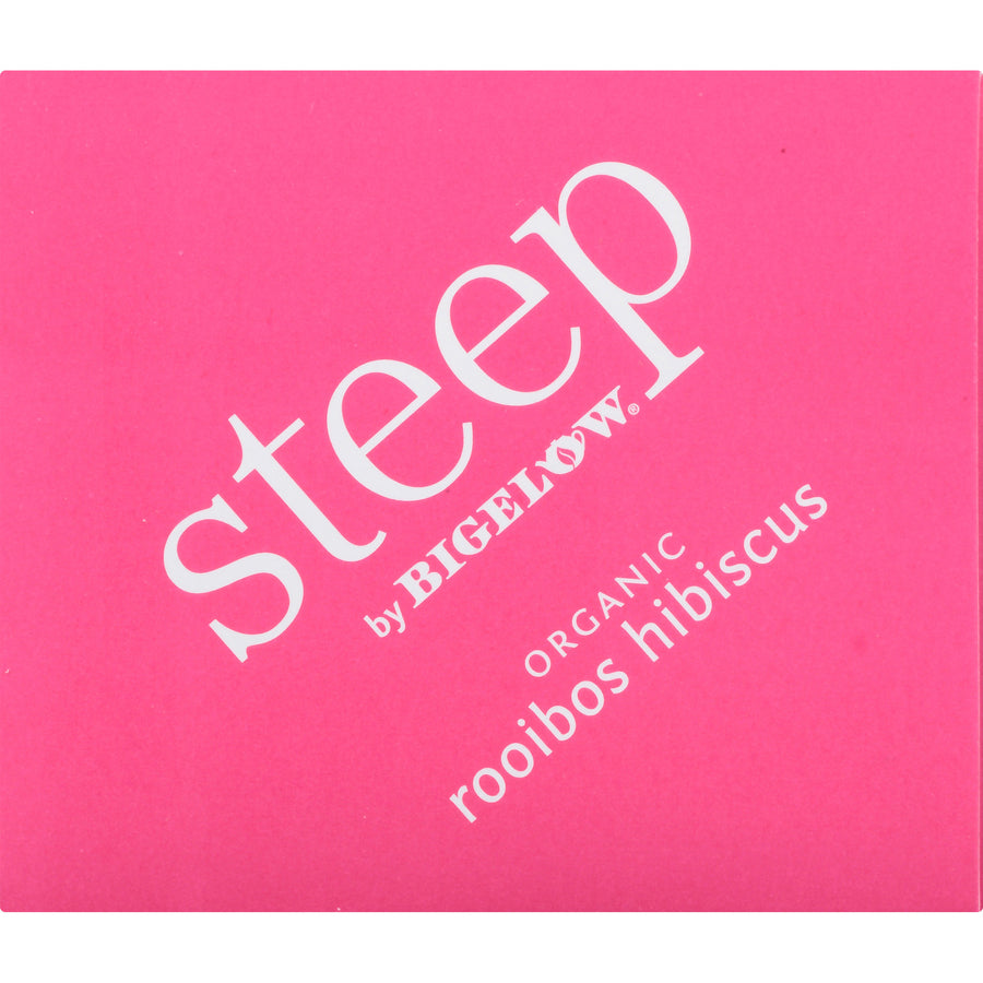 Steep by Bigelow® Rooibos Hibiscus Herbal Tea Bag - Herbal Tea - 1.6 oz - 20 Teabag - GMO Free - Kosher - Organic - 20 / Box