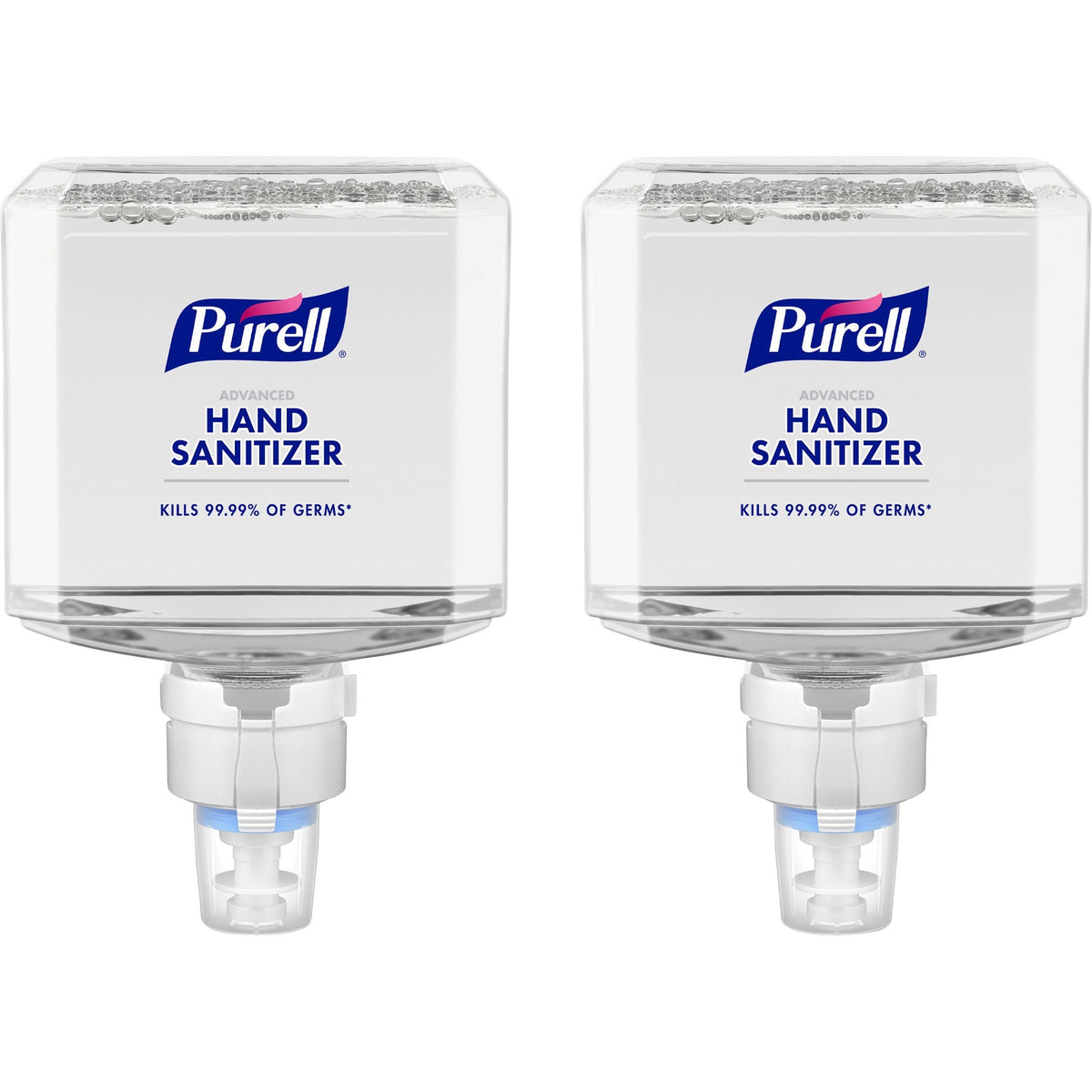 PURELL® Advanced Hand Sanitizer Foam Refill - Clean Scent - 1.27 quart - Touchless Dispenser - Kill Germs - Hand - Clear - Dye-free, Bio-based - 2 / Carton