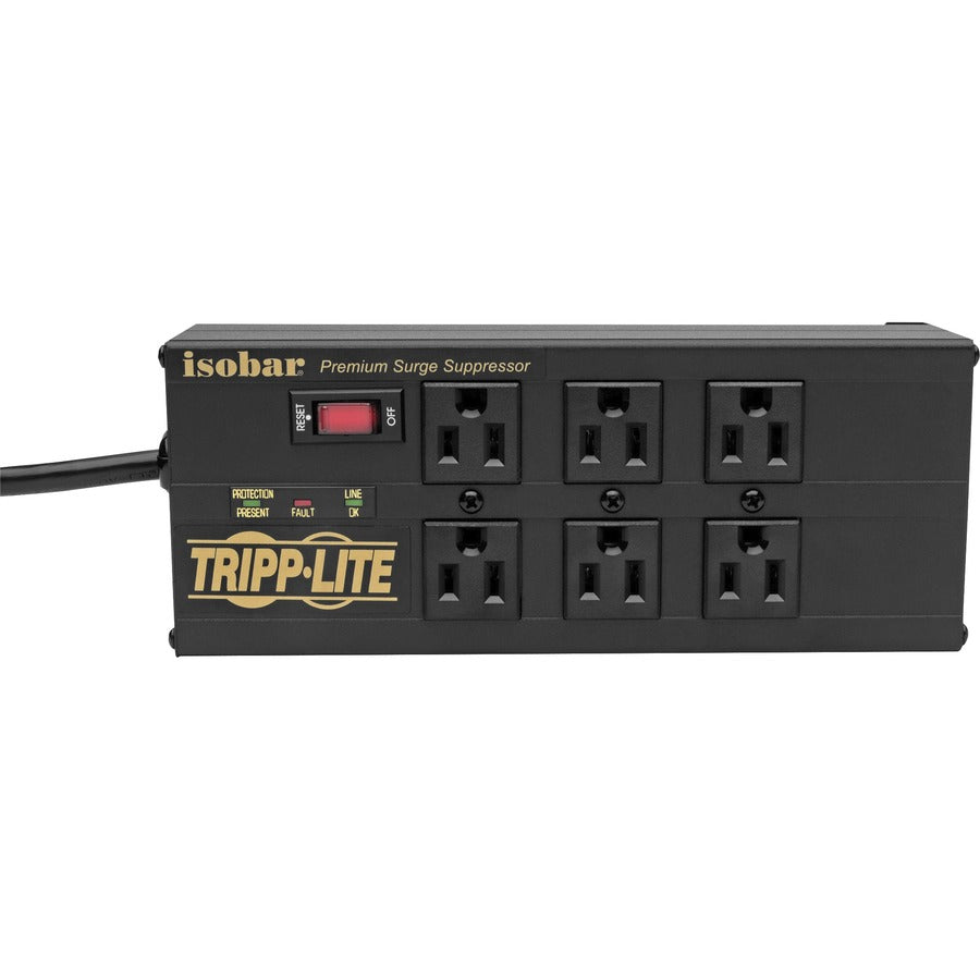 Tripp Lite by Eaton Surge Protector - 6 Outlets, 2 USB - 3840 J