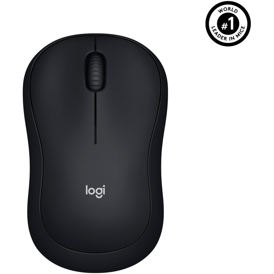 Logitech M185 Wireless Mouse - Optical - Wireless - Radio Frequency - 2.40 GHz - Gray - USB - 1000 dpi - Scroll Wheel - 3 Button(s) - Symmetrical - 1 Each