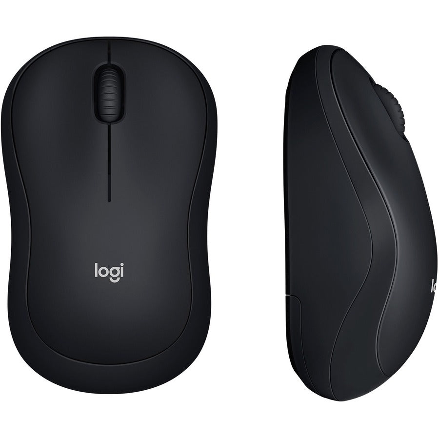 Logitech M185 Wireless Mouse - Optical - Wireless - Radio Frequency - 2.40 GHz - Gray - USB - 1000 dpi - Scroll Wheel - 3 Button(s) - Symmetrical - 1 Each