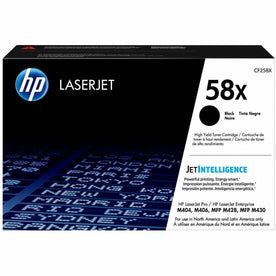 HP 58X (CF258X) Original High Yield Laser Toner Cartridge - Black - 1 Each - 1300
