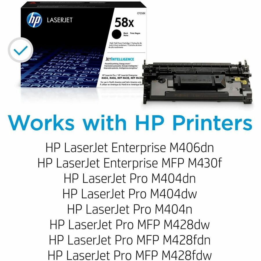 HP 58X (CF258X) Original High Yield Laser Toner Cartridge - Black - 1 Each - Alternate-Image3