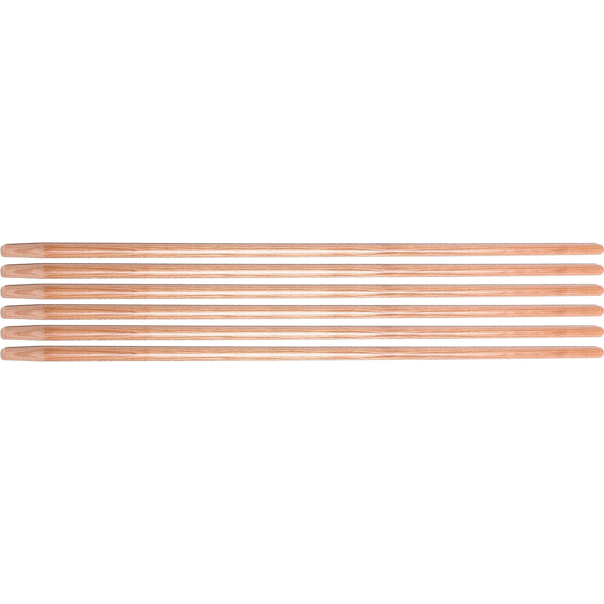 Ettore Floor Squeegee Wooden Pole Handle - 54" Length x 1" Diameter - Natural - Wood - 6 / Carton