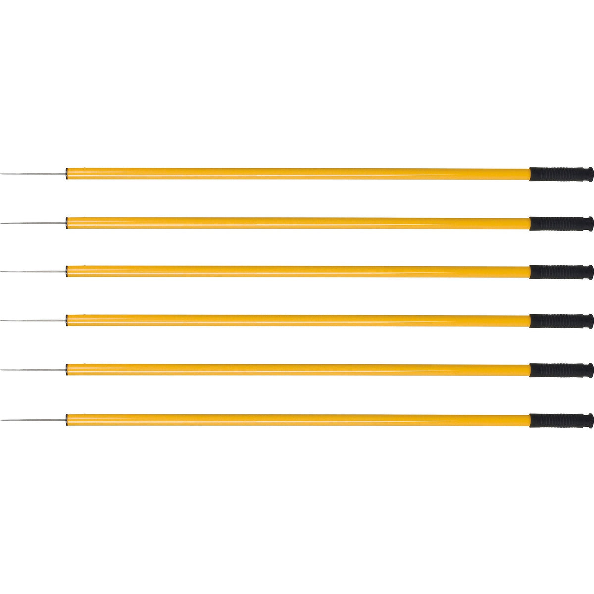 Ettore Trash Picker - 44" Reach - Lightweight, Ergonomic Handle, Safety Guard, Extended Tip - Steel - Gold - 6 / Carton