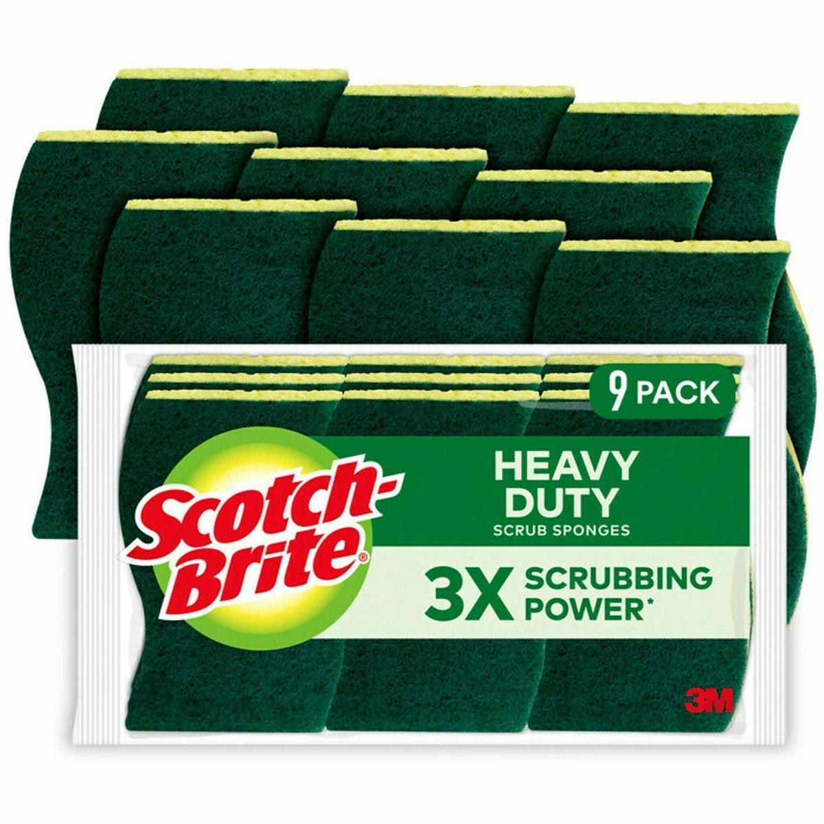 Scotch-Brite Heavy-Duty Scrub Sponges - 2000