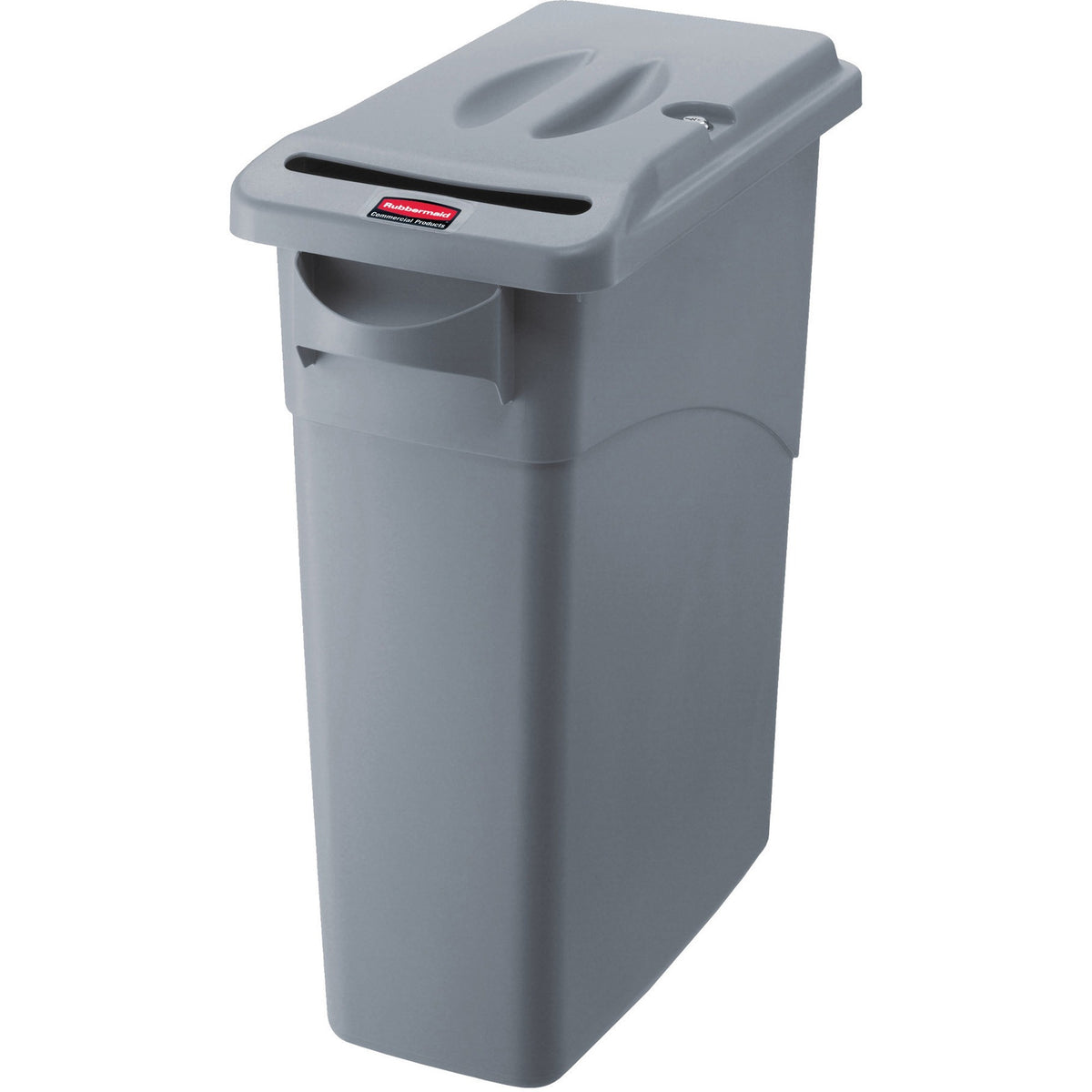 Rubbermaid Commercial Slim Jim Confidential Document Containers w/Lids - 2000